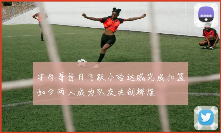 字母哥昔日飞跃小哈达威完成扣篮如今两人成为队友共创辉煌